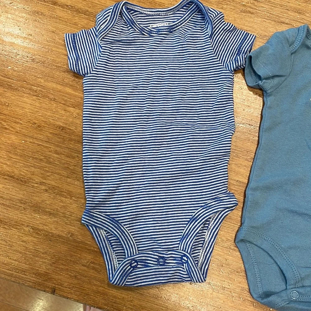 Bundle of baby boy onesies